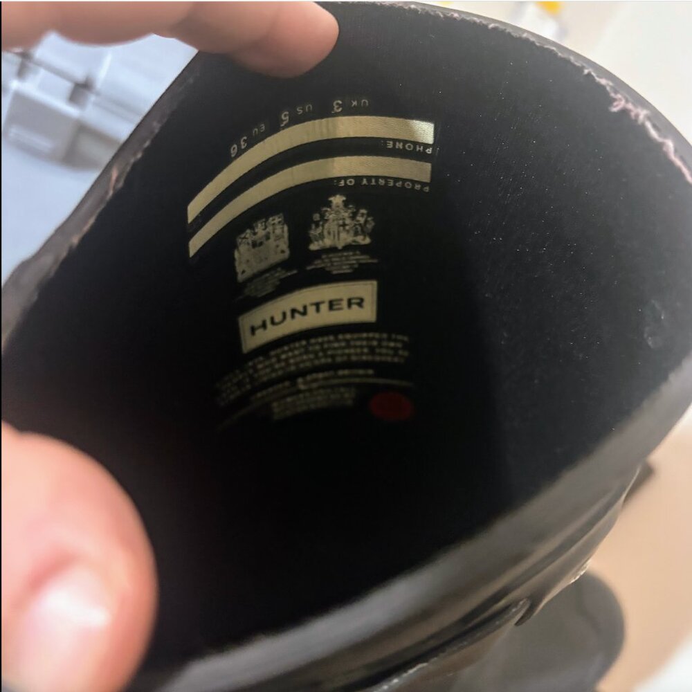 Black Hunter Tall Rain Boot - Picture 4 of 6